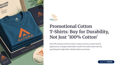 Promotional Cotton T-Shirts for Corporate Branding, Events & Bulk Promotions