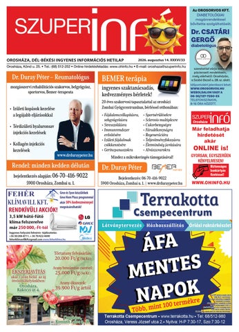 Szuperinfo 2026.08.14.