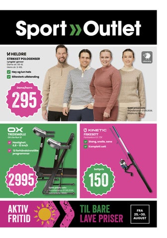 Sport Outlet - Bare lave priser