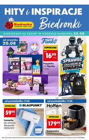 Biedronka gazetka od 17.08.2026 do 2.09.2026