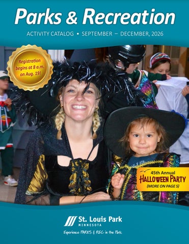 Parks & Recreation Activity Catalog: September - December 2026