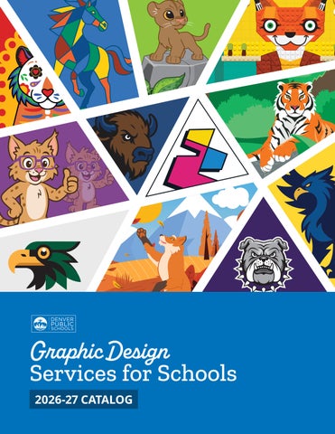 Graphic Design Catalog for Schools