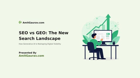 GEO vs SEO, What Actually Different in 2026