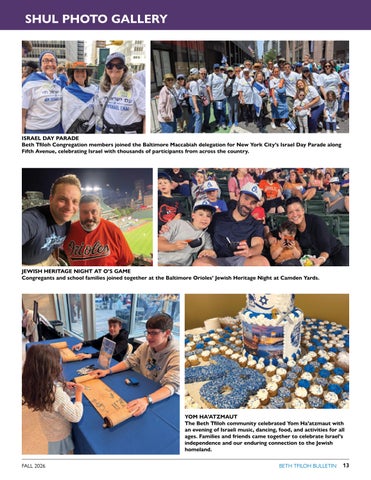 Beth Tfiloh Dahan Community School & Congregation 灯饰目录 · Bulletin Fall 2026 - pages 第 13 页