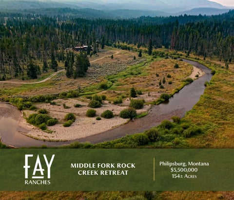 Middle Fork Rock Creek Retreat | Fay Ranches