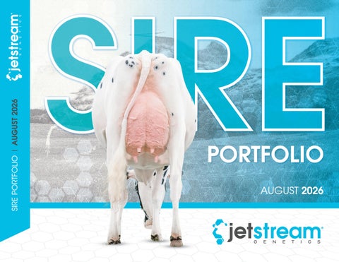 The August 2026 Sire Portfolio by Jetstream Genetics