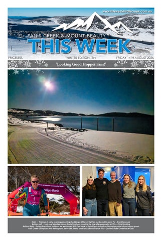 This Week in Falls Creek & Mount Beauty - 14 August 2026