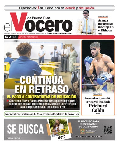 EL VOCERO | Edición viernes, 14 de agosto de 2026