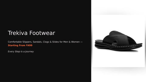 Comfortable Slippers, Sandals, Clogs & Slides for Men & Women | Trekiva
