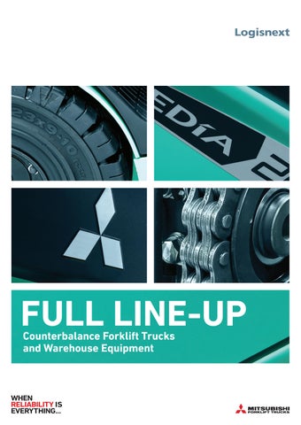 FULL LINE-UP - Counterbalance Forklift Trucks and Warehouse Equipment