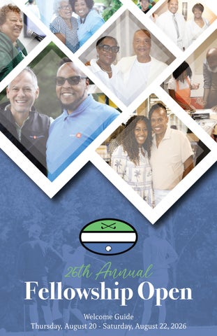 2026 Fellowship Open Welcome Guide