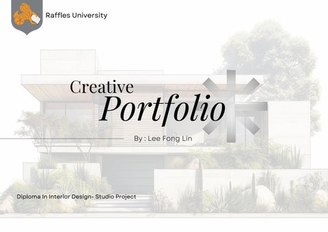 RU Portfolio 2 - Lee Fong Lin 