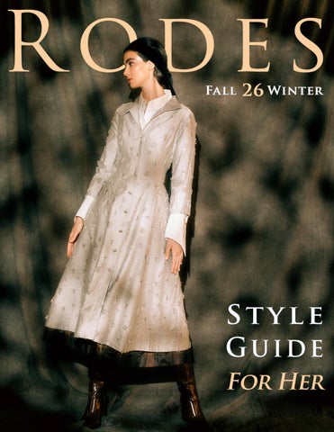 Rodes Look Book For Her | Fall-Winter 2026