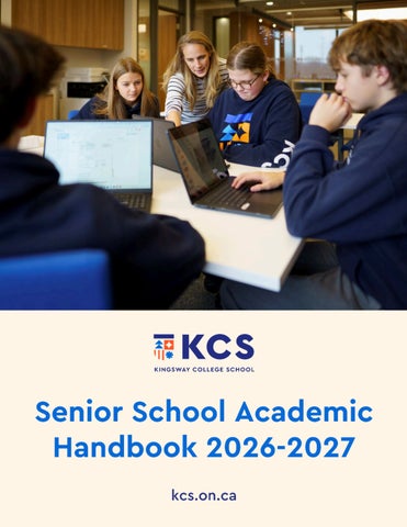 Senior School Academic Handbook 2026-2027