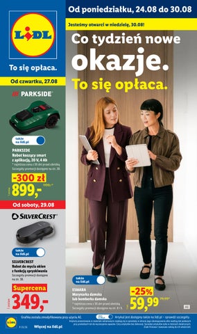 Lidl gazetka od 24 sierpnia 2026 do 30.08.2026