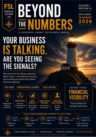 Beyond The Numbers; Season 1 Edition 1 Teaser