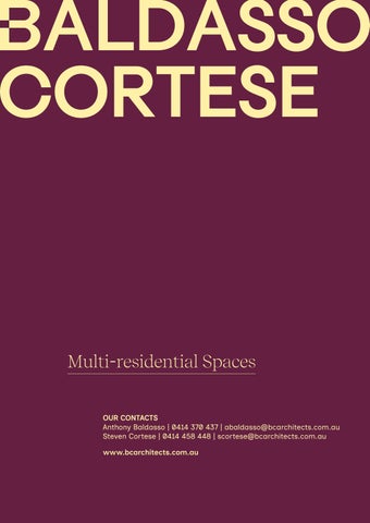 Baldasso Cortese_Multi-Residential Capabilities