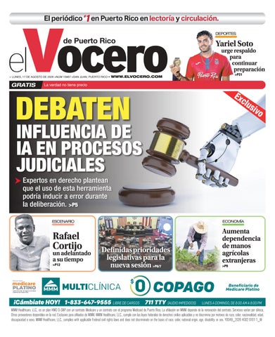 EL VOCERO | Edición lunes, 17 de agosto de 2026 