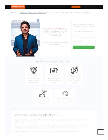 How to File a Complaint in NSE: Step-by-Step Guide