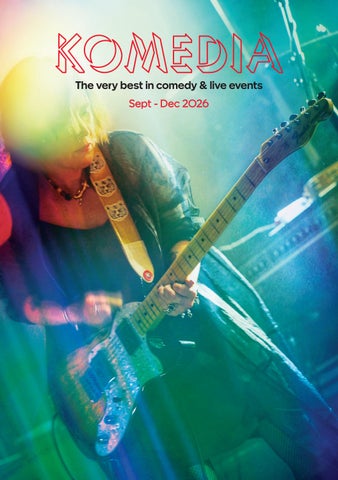 Komedia Brochure - September - December 2026