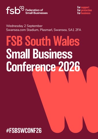 FSB South Wales Conference Brochure - 020926 v2