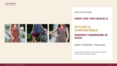 How Can You Build a Stylish and Comfortable Women's Wardrobe in 2026?