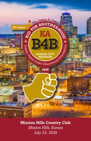 2026 Bid for Brotherhood® program