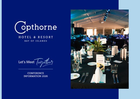 Copthorne Hotel and Resort Bay of Islands Conference Pack