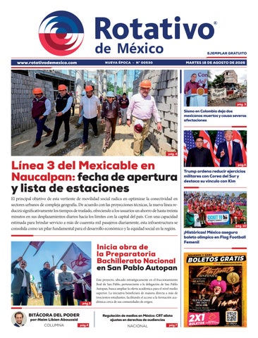 Rotativo de México 18/8/2026