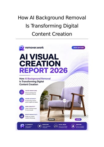 How AI Background Removal Is Transforming Digital Content Creation