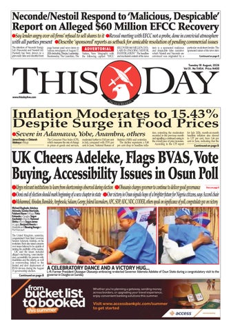 TUESDAY 18TH AUGUST 2026