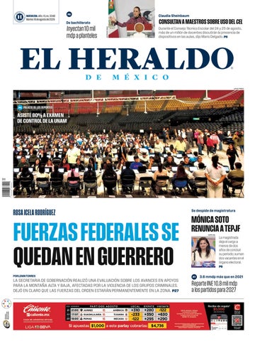 Edición impresa. Martes 18 de agosto de 2026
