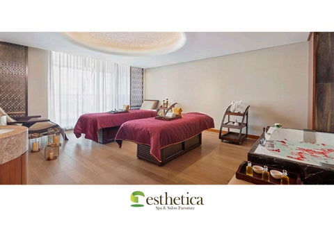 Esthetica Spa Furniture Brochure 2026
