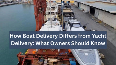 How Boat Delivery Differs from Yacht Delivery What Owners Should Know