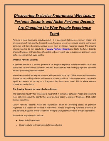 Discovering Exclusive Fragrances (4)