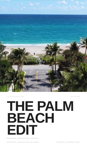 THE PALM BEACH EDIT | Real Estate, Design & Lifestyle | The Reisler Collection