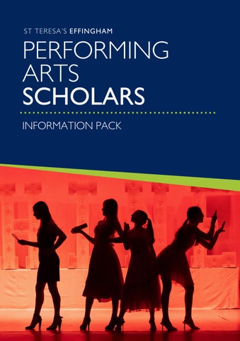 St T Performing Arts Scholars Programme