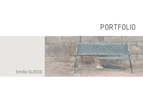 PORTFOLIO EMILIE SUISSE 2026 
