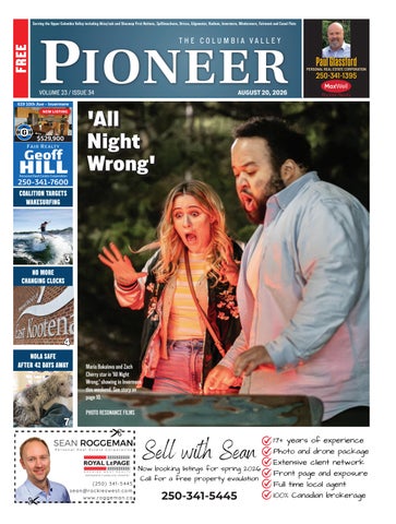 Columbia Valley Pioneer - August 20, 2026