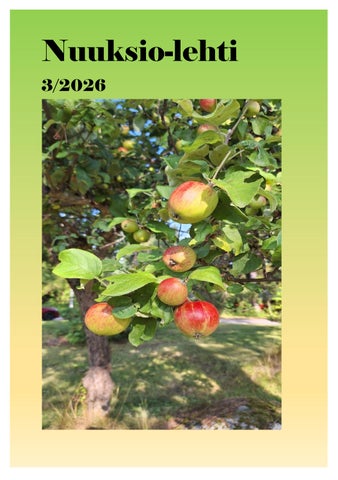 Nuuksio-lehti 3/2026