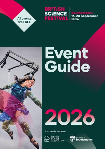 British Science Festival Event Guide 2026