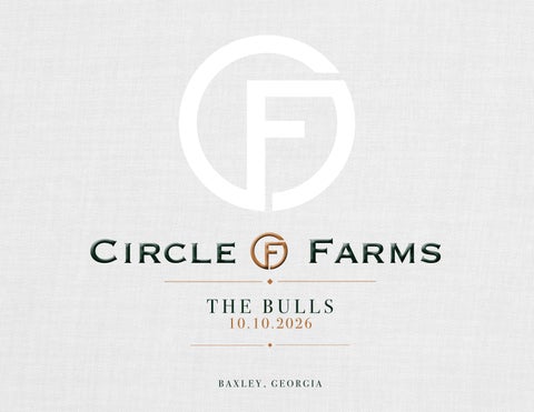 2026 Circle F Farms Production Bull Sale
