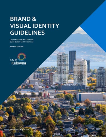 Brand & Visual Identity Guide - City of Kelowna