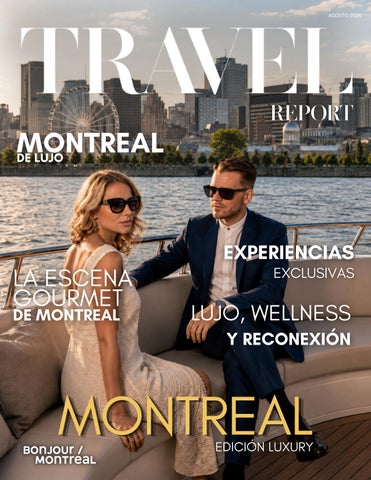 Revista Travel Report Handbook Montreal - Edición Luxury 2026