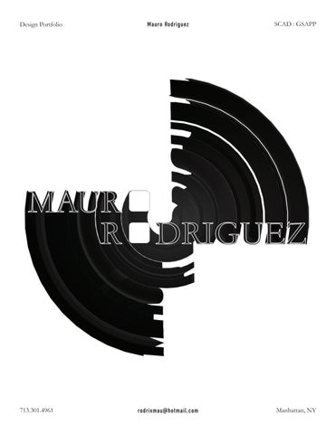 Mauro Rodriguez | Design Portfolio 2026