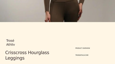 Crisscross Hourglass Leggings | Contemporary Athleisure by TROSÉ