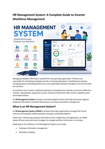 HR Management System