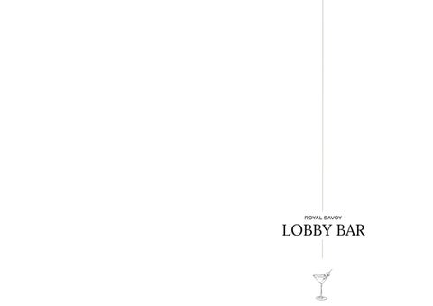 Bar Royal Savoy MENU