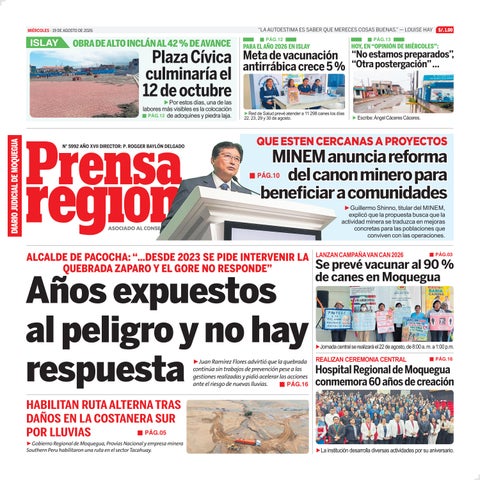 La Prensa Regional – Miércoles 19 de agosto de 2026