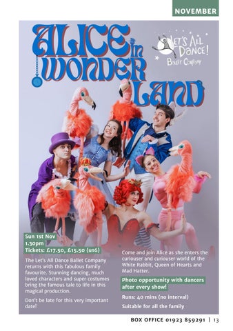 The Radlett Centre Season 灯饰手册 October - January 第 13 页